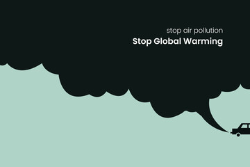 Global warming awareness, Creative poster, typography, climate change awareness, minimal design, air, water, soil, ozone layer, pollution, stop pollution, save the earth, sustainability