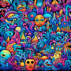 Generative Trippy Clipart Patterns to Spin Your World.