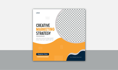 modern trend corporate business social media post design corporate vector file 