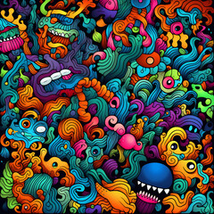 Generative Trippy Clipart Patterns to Explore