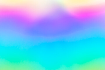 Abstract blur holographic rainbow foil iridescent background