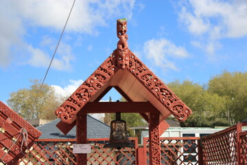 Maori cultural and woodcraft. Rotorua. New Zealand. 16 Nov 2011