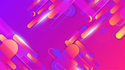 Vector abstract colorful colourful shapes background vector design