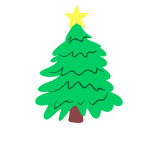 christmas tree illustration