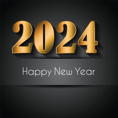 2024 Happy New Year background.