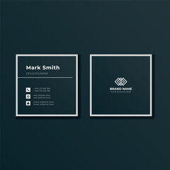 Square business card