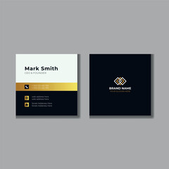 Square business card design