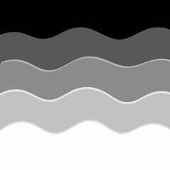 Seamless pattern, abstract business background, dark colored wave drawing lines interspersed, hand drawn art background. black and white