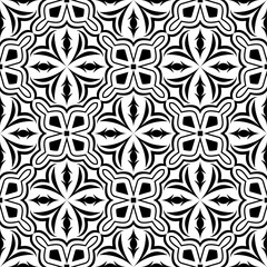 Fototapeta premium Seamless models. Modern stylish texture. Monochrome, simple. Vector.