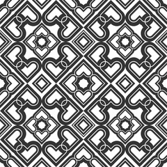 Seamless models. Modern stylish texture. Monochrome, simple. Vector.