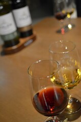 Glasses of wine