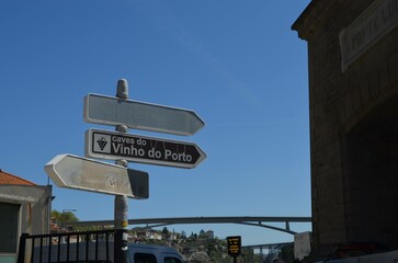 city sign at Porto