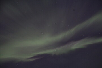 Light aurora borealis