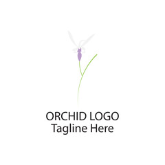 Floral design elements, stencil. Original decoration with branches of exotic tropical flowers.