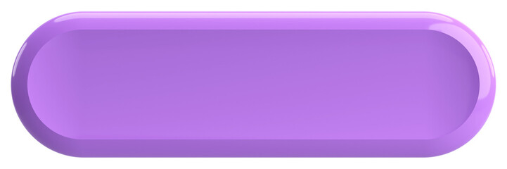 3D button. Empty button. 3D illustration.