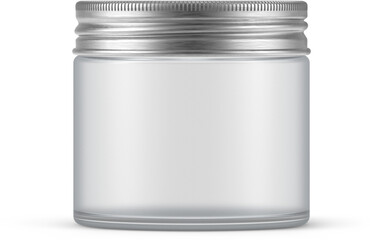 Cosmetic Cream Jar Isolated 3D Rendering