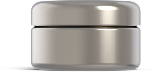 Cosmetic Cream Jar Isolated 3D Rendering