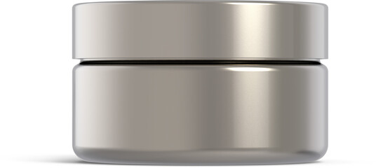 Cosmetic Cream Jar Isolated 3D Rendering