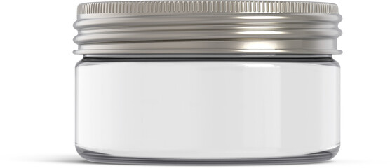 Cosmetic Cream Jar Isolated 3D Rendering