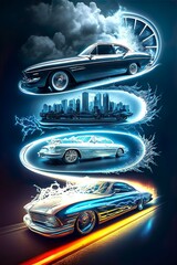The Road Ahead: An Illustration of the Progress of Transportation, from Ancient Times to the Future of Self-Driving Cars