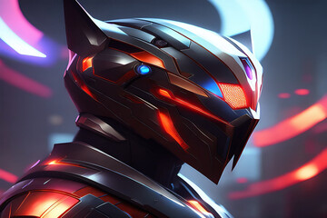 Fototapeta premium 3d render of the black panther created with Generative AI Technology.
