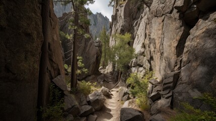 Fototapeta premium Mountainous trail
