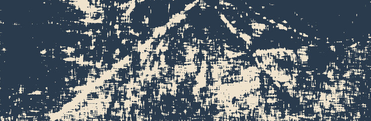 Geometric pattern, blue background, banner. Vintage unique grunge texture with spots, splashes. Actual for brochure, catalog, book, poster, flyer, invitation design.