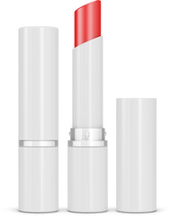 Lipstick Stick Glossy Plastic Packaging 3D Rendering