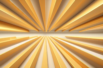 Obraz premium Abstract mosaic background, orange gold shiny polygons, golden wallpaper design, generative ai