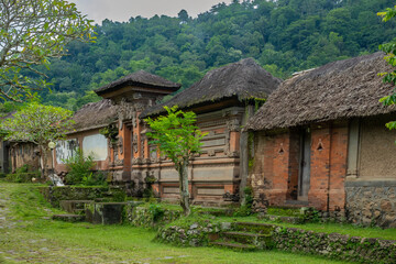 Plakat Tenganan Village, inhabited by the original people of Bali before the indo-javanese immigration, (Bali Aga, Bali Mula, Baliaga) near Candidasa, East Bali, Indonesia