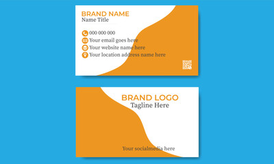 Creative business card design,modern visiting card template vector