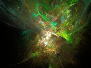 Imaginatory fractal abstract background Image