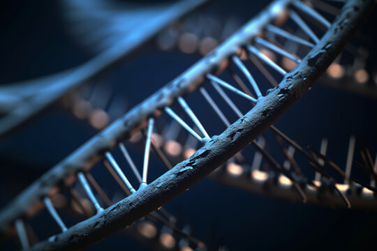 DNA recombinant technology. DNA, background Generative AI