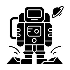 An icon design of astronaut 