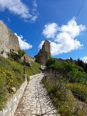 Fototapeta na wymiar Medieval Castle Wall