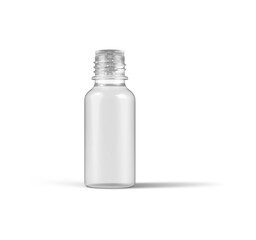 Herbal Oil Dropper Glass Bottle Packaging Isolated 3D Rendering