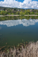 Spring Landscape of Pancharevo lake, Bulgaria