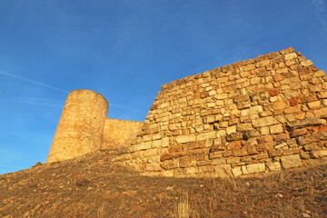 Castle and city wall of Medinaceli in Spain	