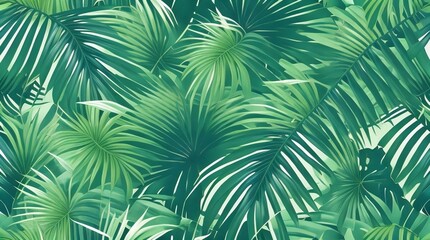 palm leaves background