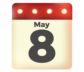 Calendar, eight May
