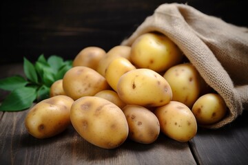 Naklejka na ściany i meble potatoes in a bag- Ai