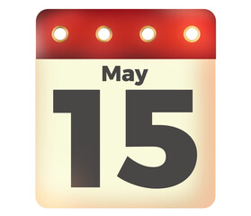 Calendar, fifteen May