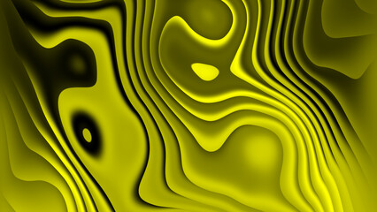 Abstract background liquid gradient 4k in trendy colors combination. Creative vivid animated yellow and black dynamic backdrop . Beautiful fluid bright light yellow wallpaper