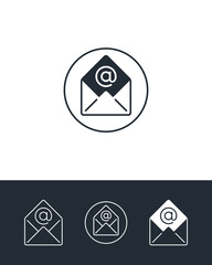 Email and Message Icons - 599989430