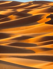 desert sands illuminated by a beautiful sky generated with artificial intelligence