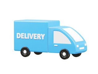 Delivery icon 3d render vector illustration