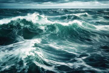 Fototapeta na wymiar ocean blue waves