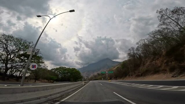 POV view of Avila national park in Caracas Venezuela