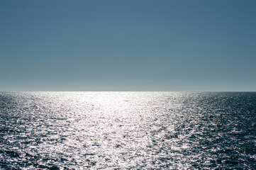 Fototapeta premium Sun shining over Atlantic ocean