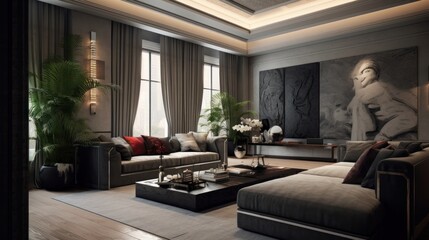 Naklejka premium Modern Interior Design Styles